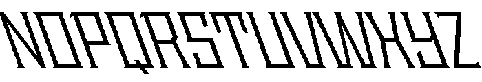 Staten NarrowBookReverse Instance Font UPPERCASE
