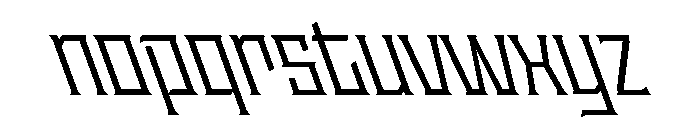 Staten NarrowBookReverse Instance Font LOWERCASE