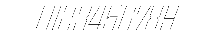 Staten NarrowHairlineOblique Instance Font OTHER CHARS