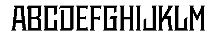 Staten NarrowSemibold Instance Font UPPERCASE