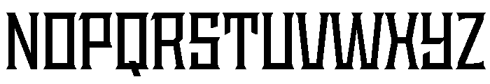 Staten NarrowSemibold Instance Font UPPERCASE