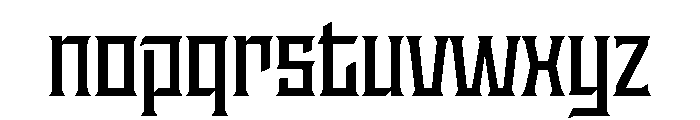 Staten NarrowSemibold Instance Font LOWERCASE