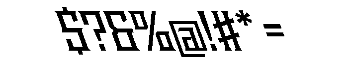 Staten NarrowSemiboldReverse Instance Font OTHER CHARS