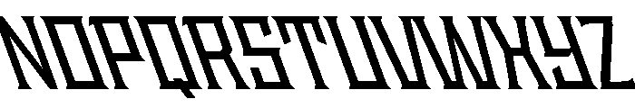 Staten NarrowSemiboldReverse Instance Font UPPERCASE