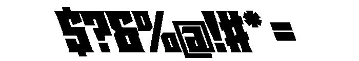 Staten NarrowUltraReverse Instance Font OTHER CHARS