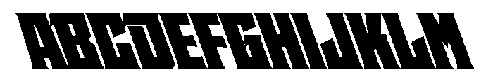 Staten NarrowUltraReverse Instance Font UPPERCASE
