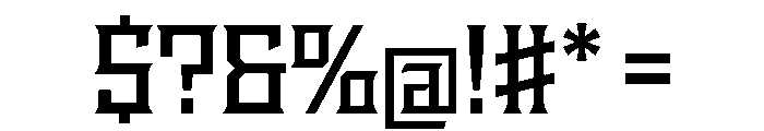 Staten Semibold Instance Font OTHER CHARS