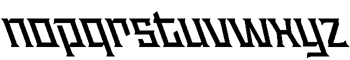 Staten SemiboldReverse Instance Font LOWERCASE