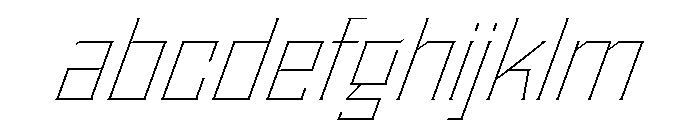 Staten ThinOblique Instance FONT