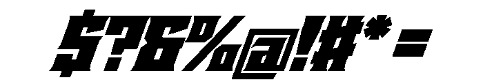 Staten UltraOblique Instance Font OTHER CHARS