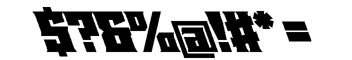 Staten UltraReverse Instance Font OTHER CHARS
