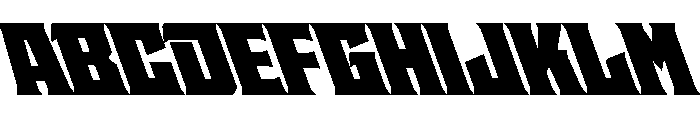 Staten UltraReverse Instance Font UPPERCASE