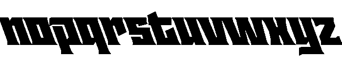 Staten UltraReverse Instance Font LOWERCASE