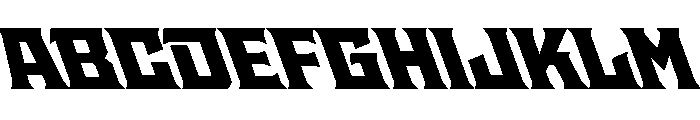 Staten WideBlackReverse Instance Font UPPERCASE