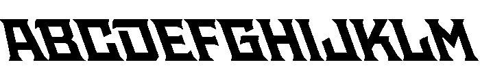 Staten WideBoldReverse Instance Font UPPERCASE