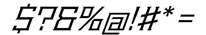 Staten WideBookOblique Instance Font OTHER CHARS