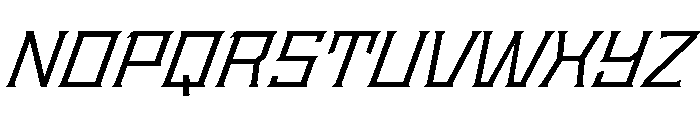 Staten WideBookOblique Instance Font UPPERCASE