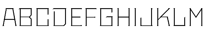 Staten WideExtraLight Instance Font UPPERCASE