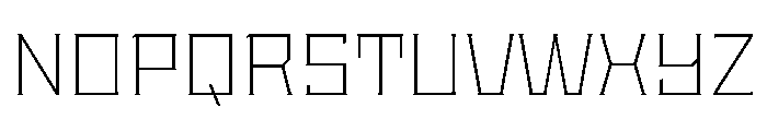 Staten WideExtraLight Instance Font UPPERCASE