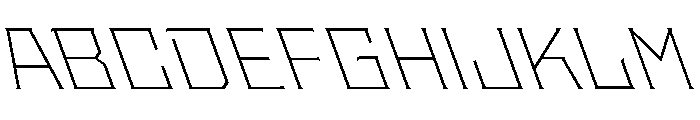 Staten WideExtraLightReverse Instance Font UPPERCASE