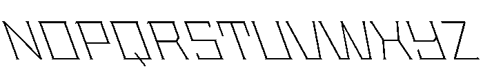 Staten WideExtraLightReverse Instance Font UPPERCASE