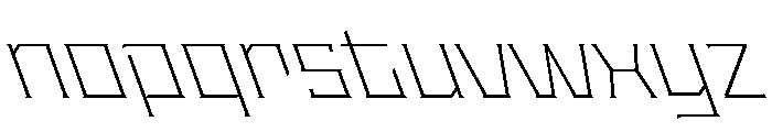 Staten WideExtraLightReverse Instance Font LOWERCASE