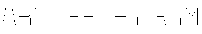 Staten WideHairline Instance Font UPPERCASE