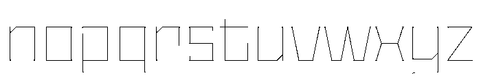 Staten WideHairline Instance Font LOWERCASE