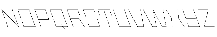 Staten WideHairlineReverse Instance Font UPPERCASE