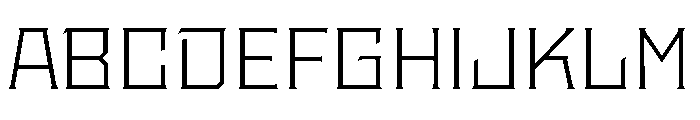 Staten WideLight Instance Font UPPERCASE