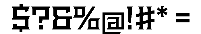 Staten WideSemibold Instance Font OTHER CHARS
