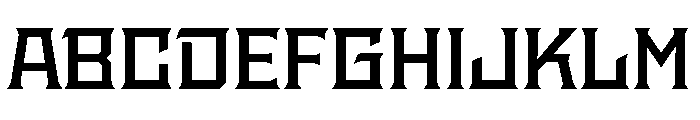 Staten WideSemibold Instance Font UPPERCASE