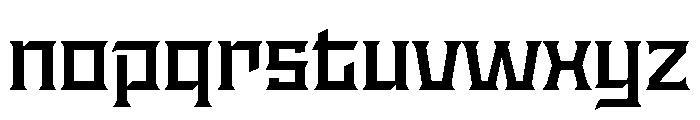 Staten WideSemibold Instance Font LOWERCASE