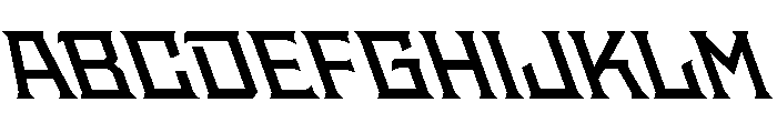 Staten WideSemiboldReverse Instance Font UPPERCASE