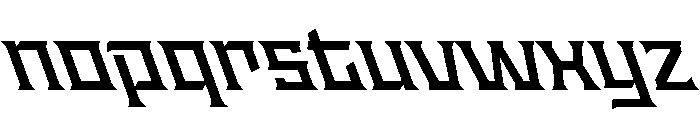 Staten WideSemiboldReverse Instance Font LOWERCASE