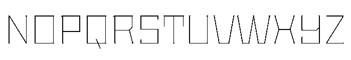 Staten WideThin Instance Font UPPERCASE