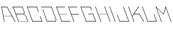 Staten WideThinReverse Instance Font UPPERCASE
