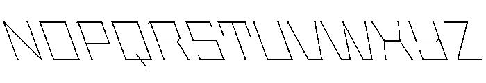 Staten WideThinReverse Instance Font UPPERCASE