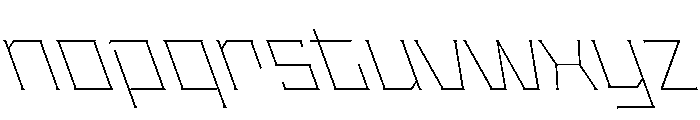 Staten WideThinReverse Instance Font LOWERCASE