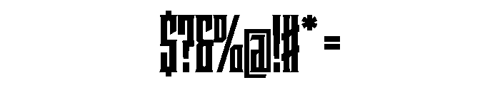 Staten XCompressedBlack Instance Font OTHER CHARS