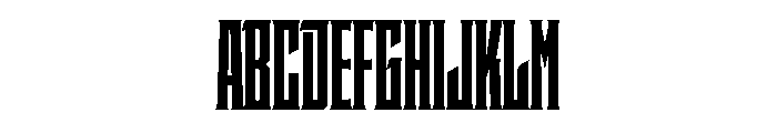 Staten XCompressedBlack Instance Font UPPERCASE