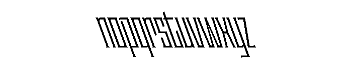 Staten XCompressedBookReverse Instance Font LOWERCASE