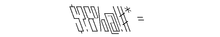 Staten XCompressedExtraLightReverse Instance Font OTHER CHARS