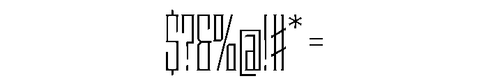 Staten XCompressedLight Instance Font OTHER CHARS
