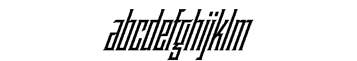 Staten XCompressedSemiboldOblique Instance FONT