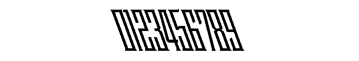 Staten XCompressedSemiboldReverse Instance Font OTHER CHARS