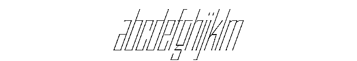 Staten XCompressedThinOblique Instance FONT