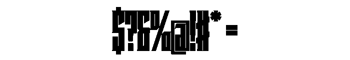 Staten XCompressedUltra Instance Font OTHER CHARS
