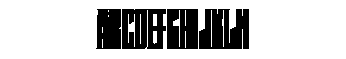 Staten XCompressedUltra Instance Font UPPERCASE