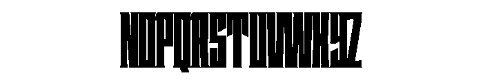 Staten XCompressedUltra Instance Font UPPERCASE